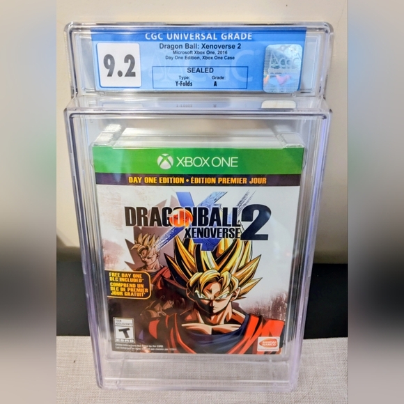 Microsoft Other - Graded Dragonball Z Xenoverse 2 -(Microsoft Xbox One) CGC sealed graded 9.2/A